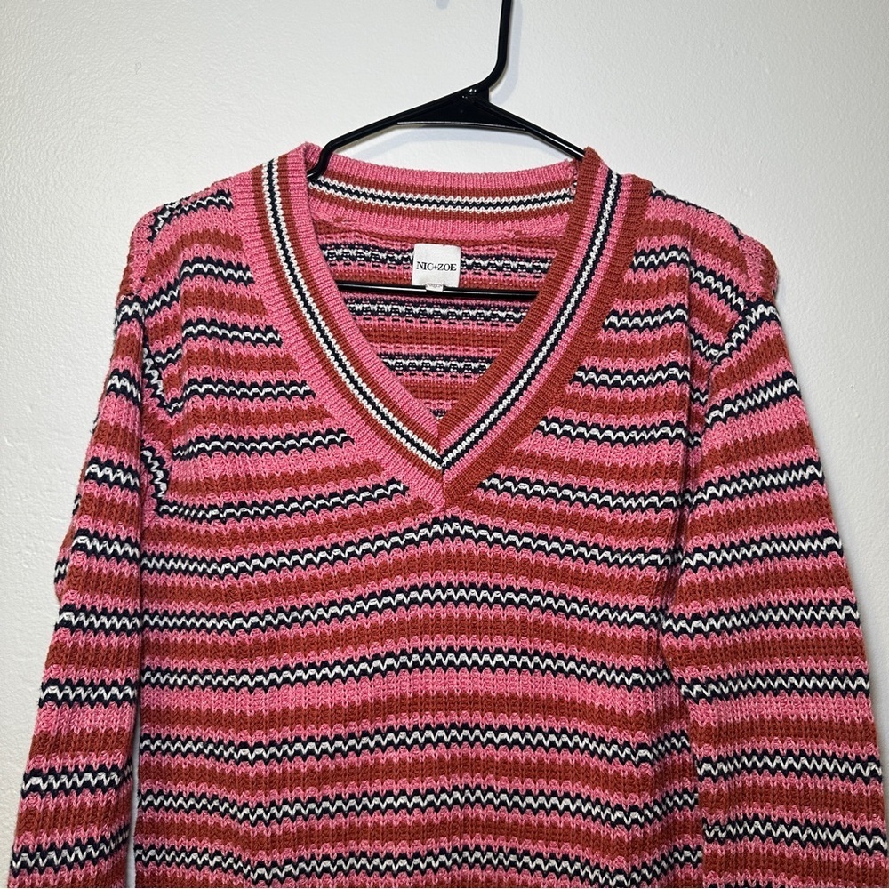 NIC+ZOE V-Neck Sweater - Picture 3 of 7